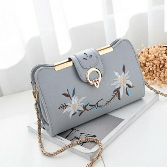 Embroidery Sling Purse - Picture 2 of 5